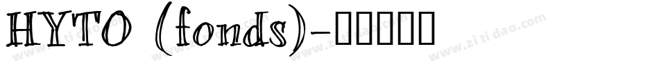 HYTO (fonds)字体转换